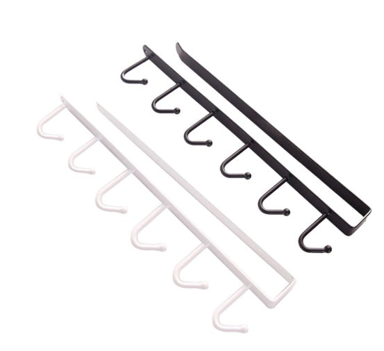 Under-Shelf Kitchen Hook Rack