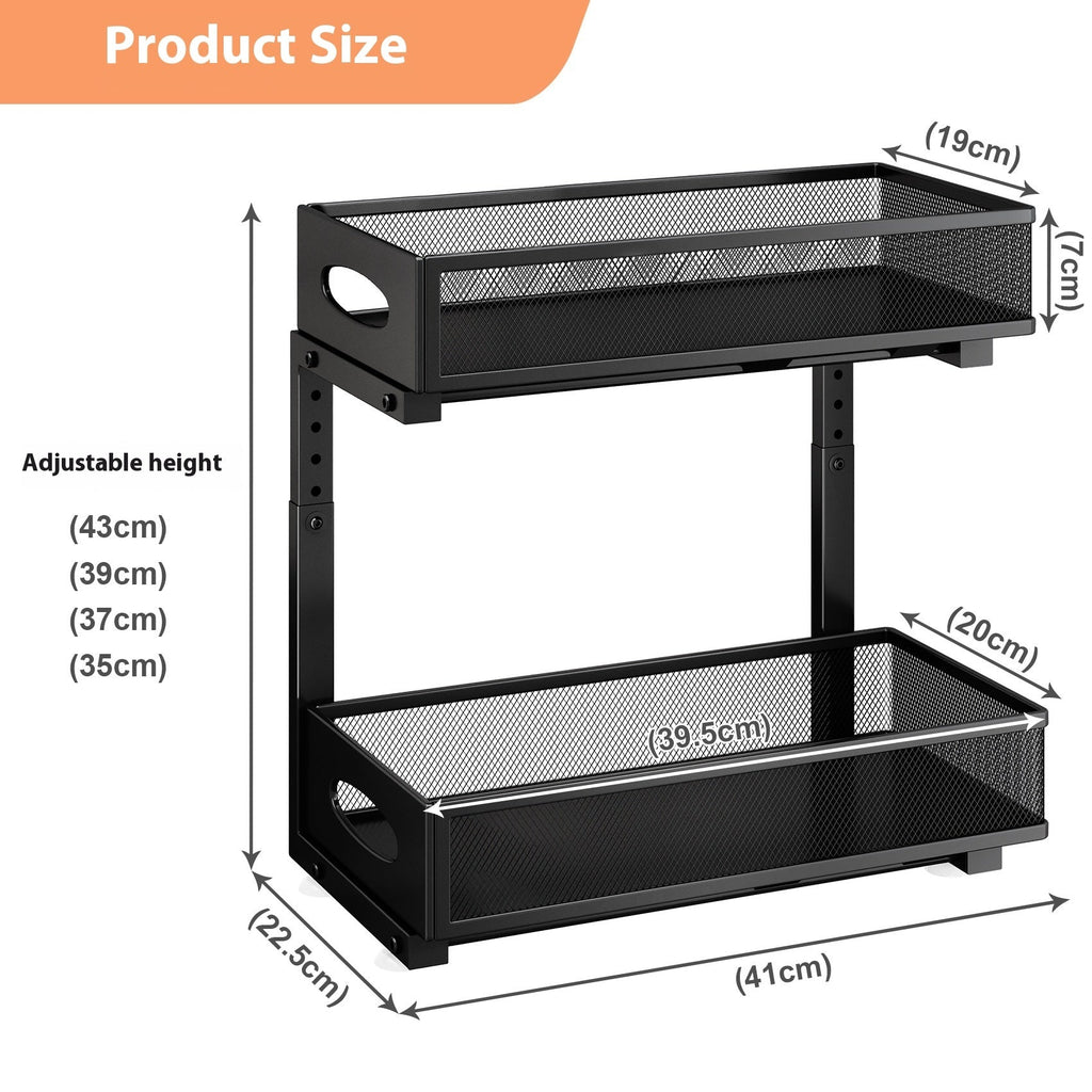 Pull-Out Kitchen Cabinet Spice Rack
